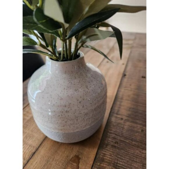 Real Touch Artificial Olive Tree Plant Table Top Greenery Ceramic Vase - Picture 3 of 4